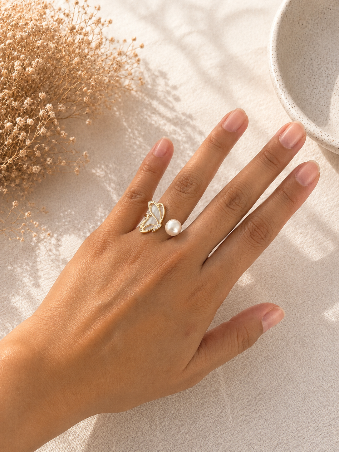Mireille Pearl Ring