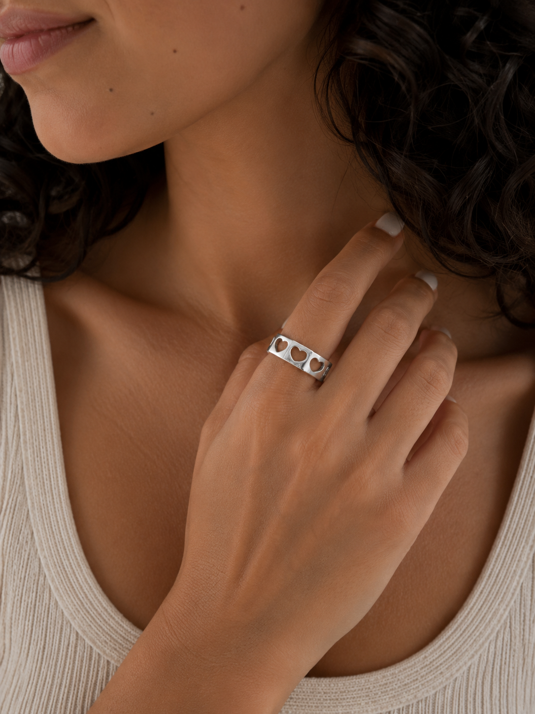 Mira Silver Ring
