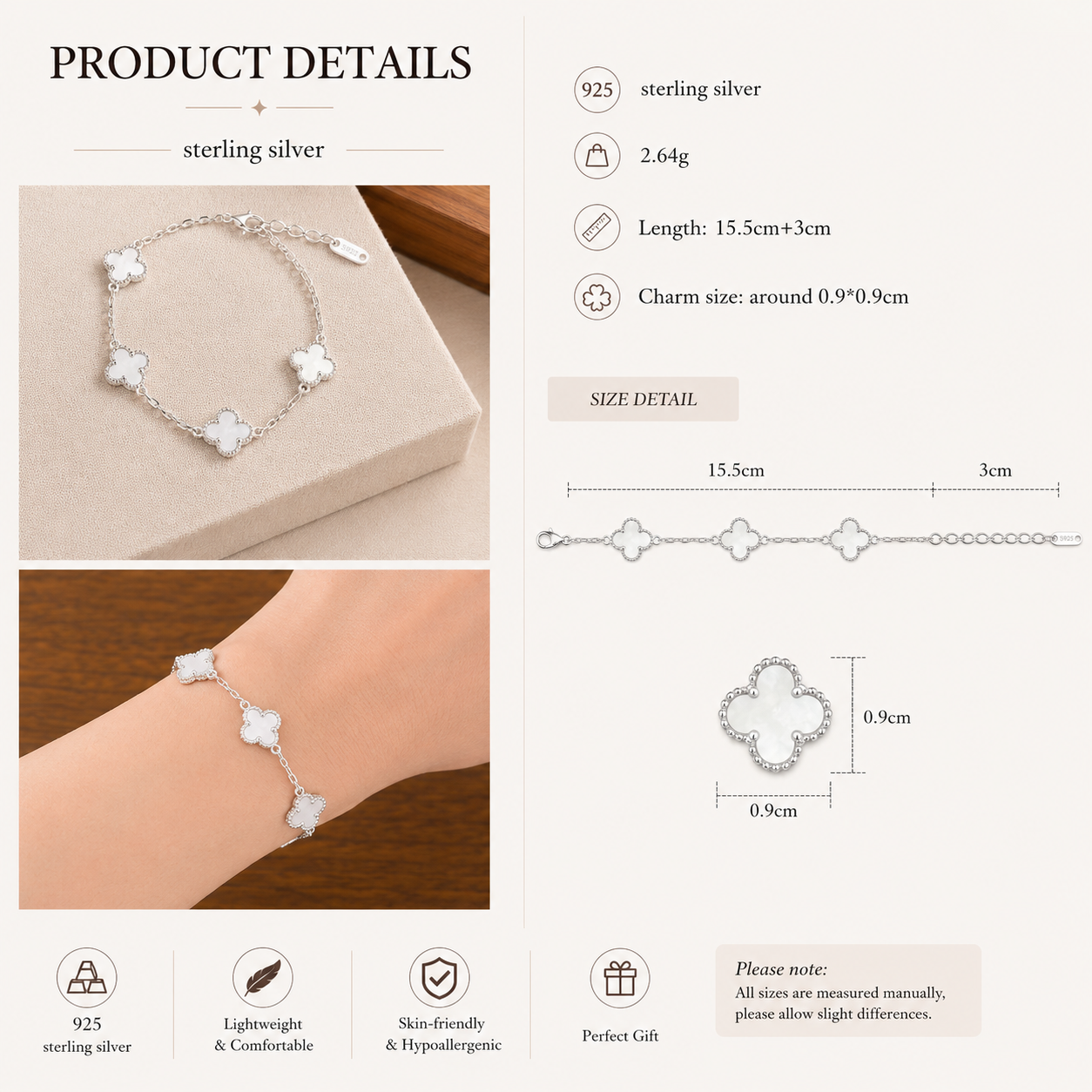 Veda Silver Bracelet