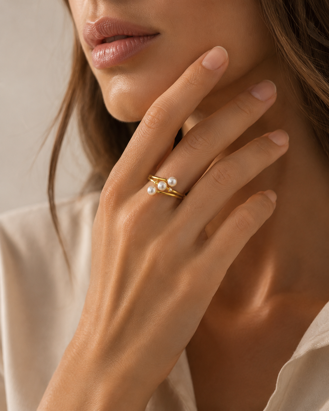Stellar Pearl Ring