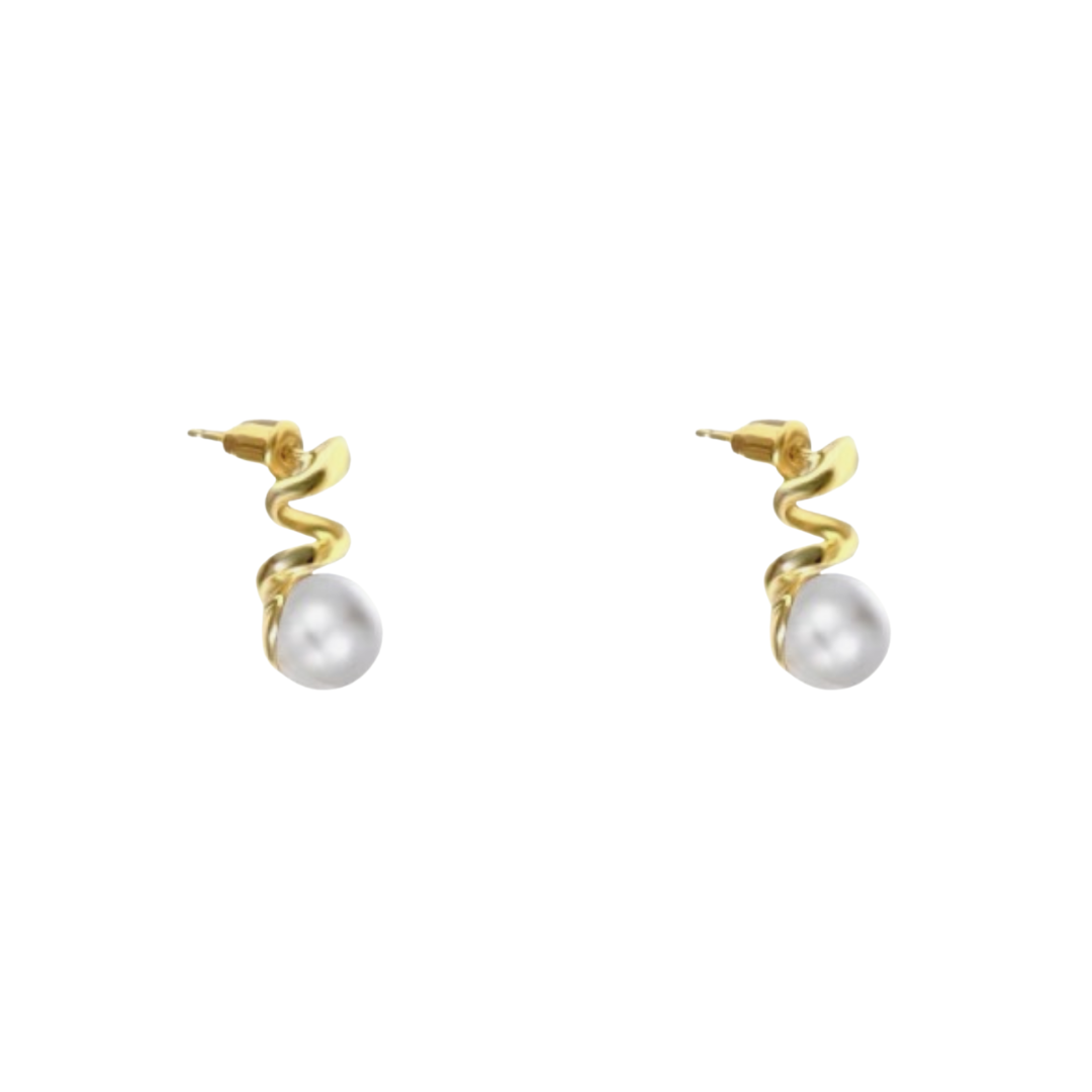 18K Gold Plated Teardrop Earrings, Water Resistant Chunky Dome Hoops, Minimalist High-end French Style Studs, Tarnish Free Daily Jewelry, Modern Abstract Earrings, Gift for Her
