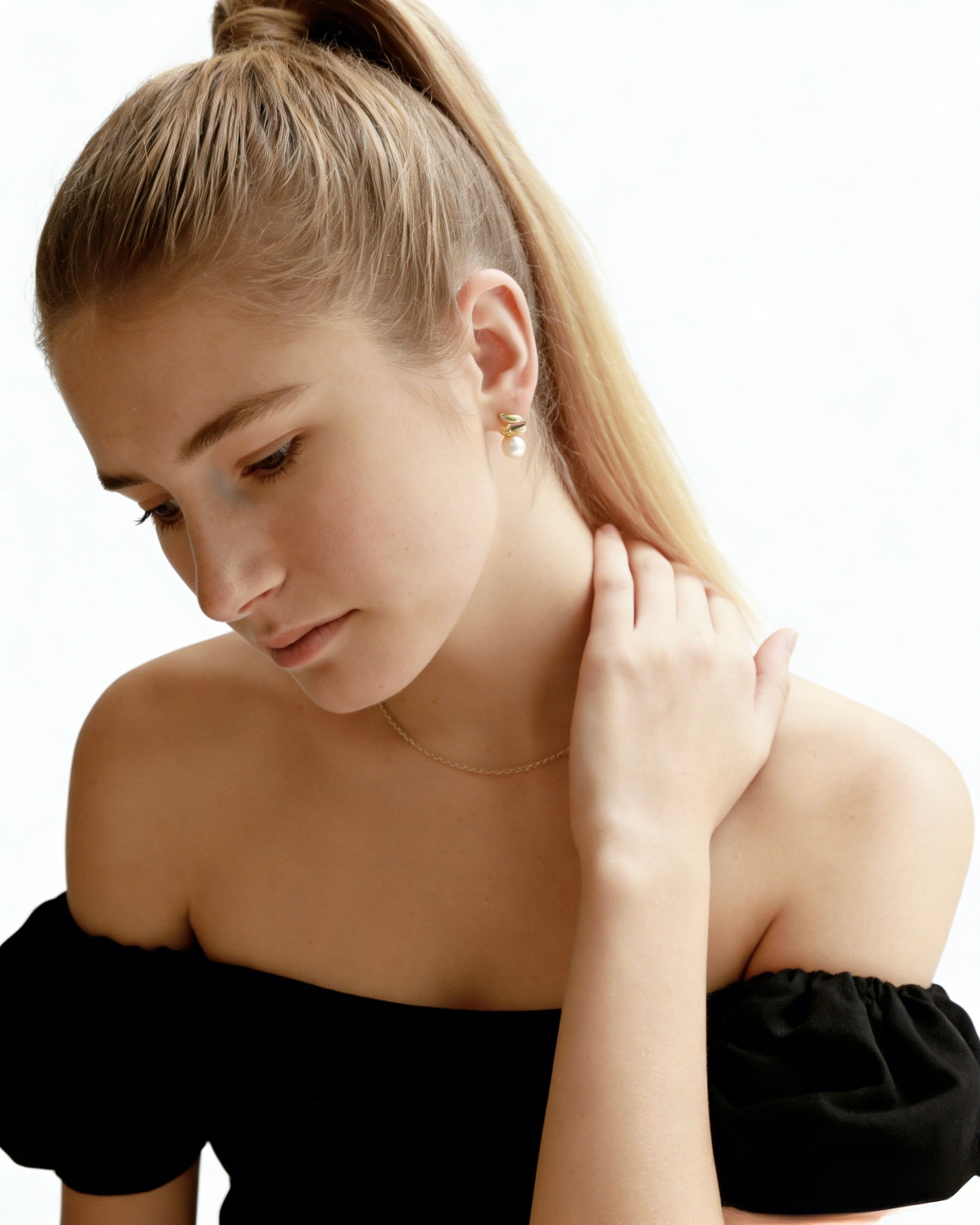18K Gold Plated Teardrop Earrings, Water Resistant Chunky Dome Hoops, Minimalist High-end French Style Studs, Tarnish Free Daily Jewelry, Modern Abstract Earrings, Gift for Her
