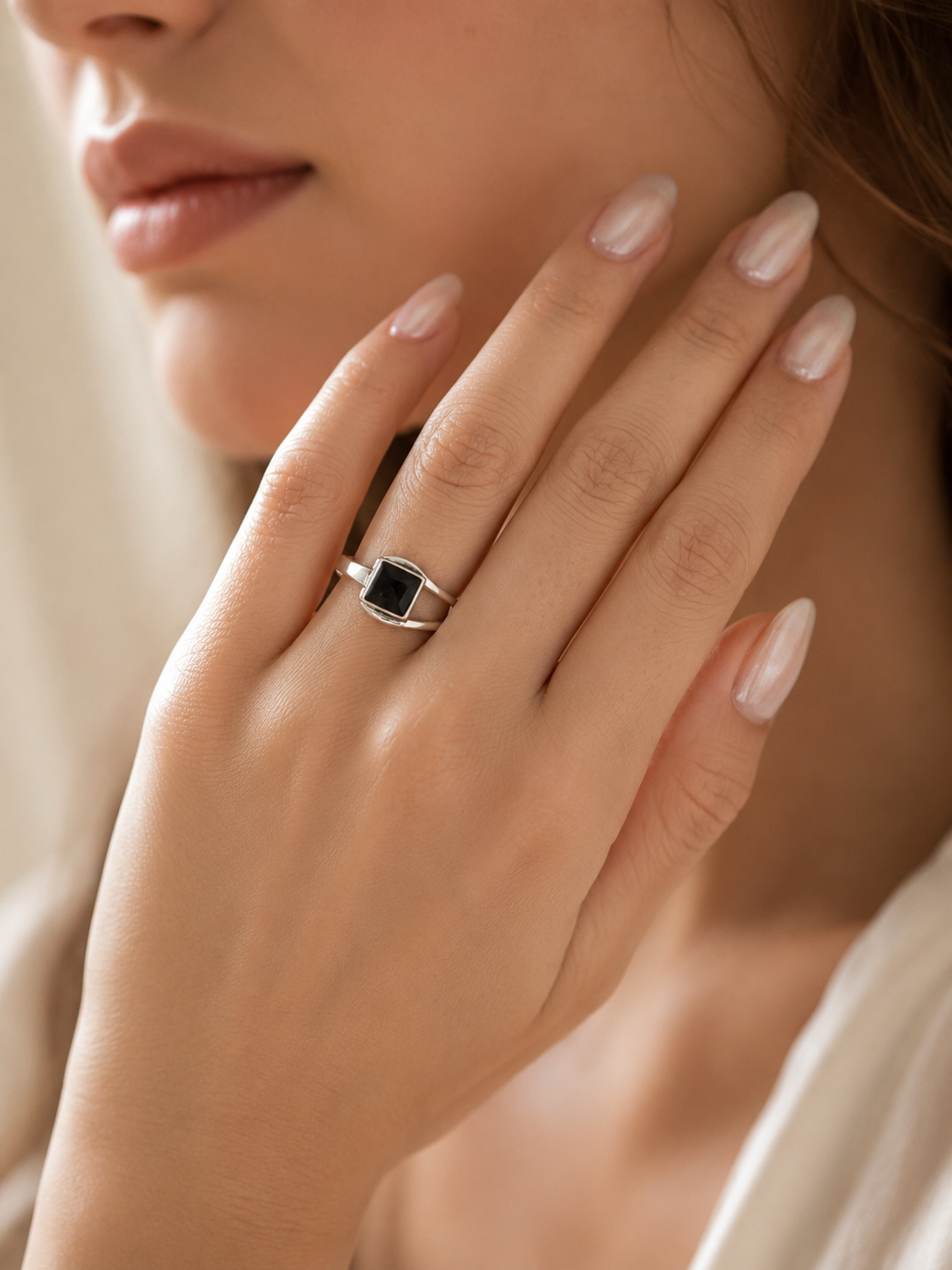 Sage Silver Ring