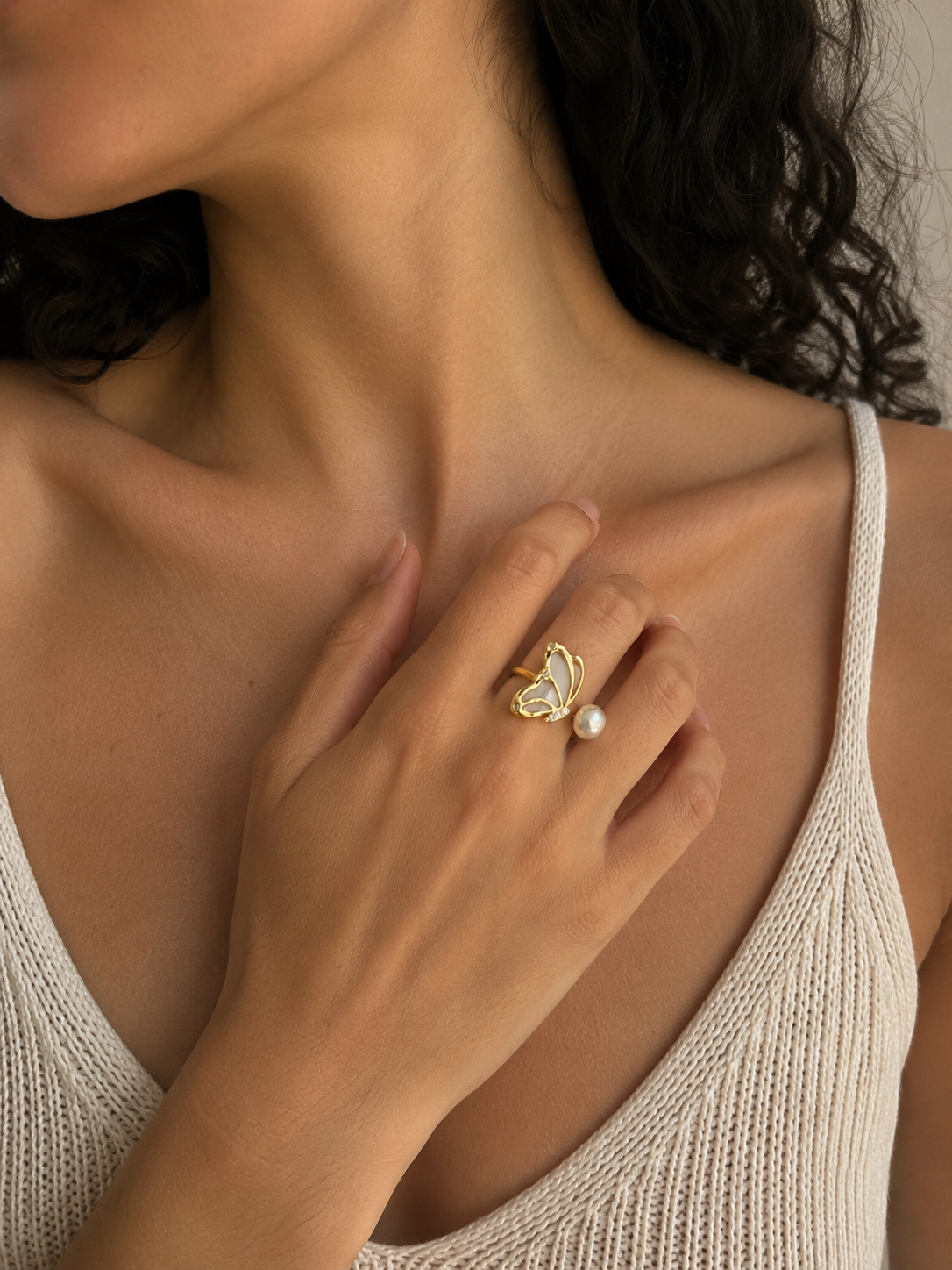 Mireille Pearl Ring