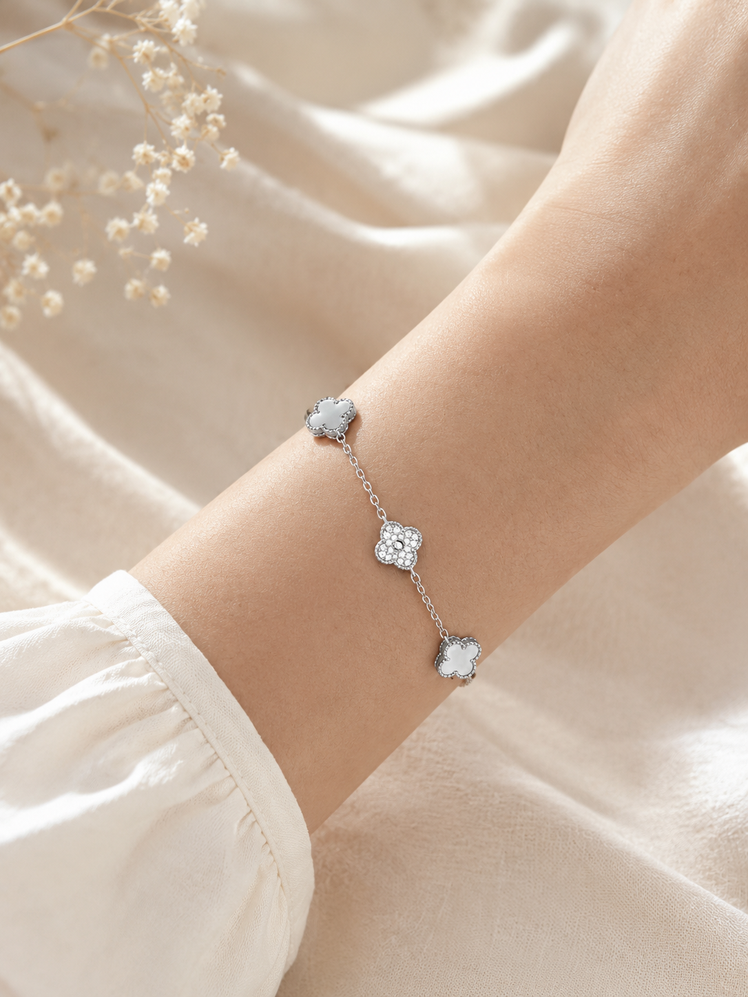 Gemma Silver Bracelet