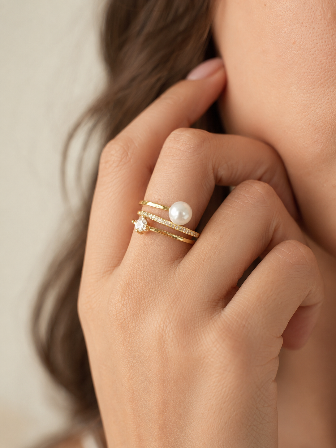 Elle Pearl Ring