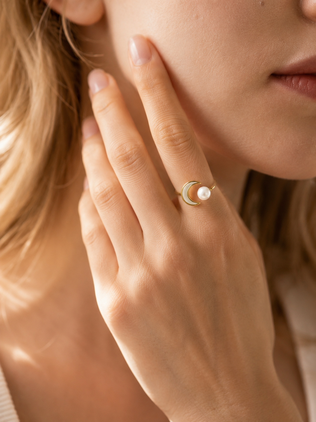 Rime Pearl Ring