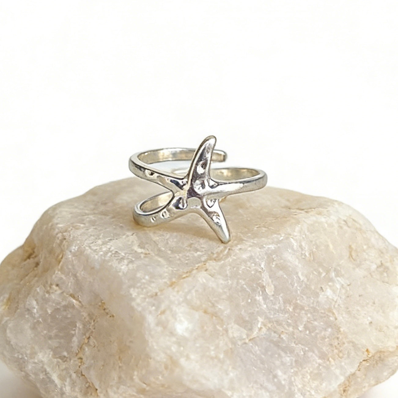 Starfish Silver Ring