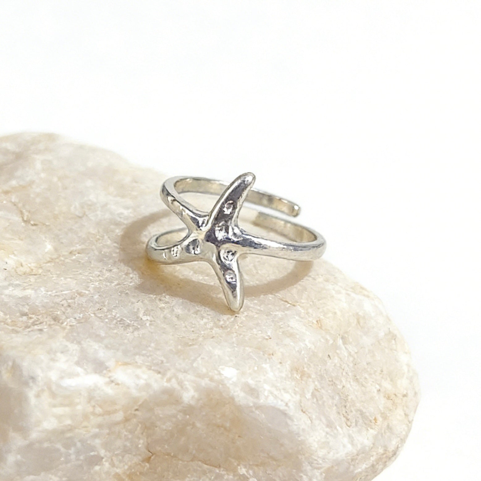Cyan Silver Ring