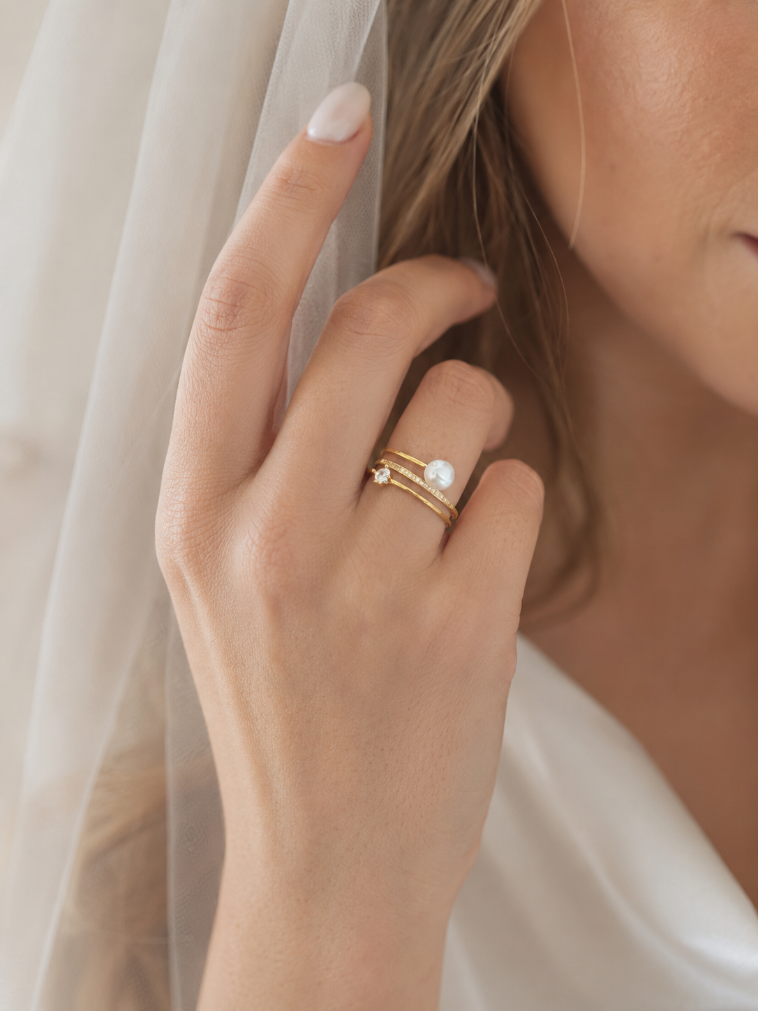 Elle Pearl Ring