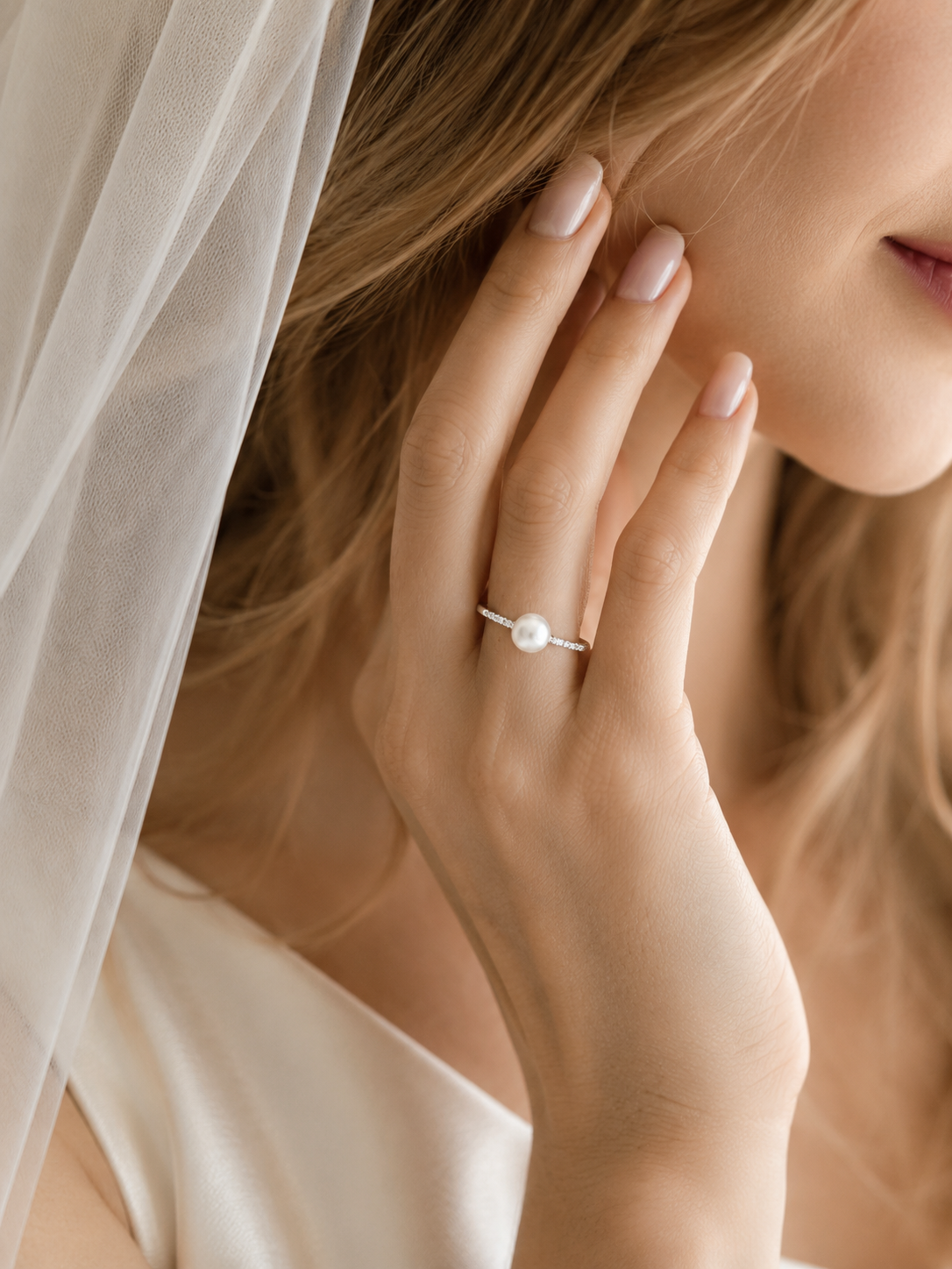 Lynn Pearl Ring (silver)