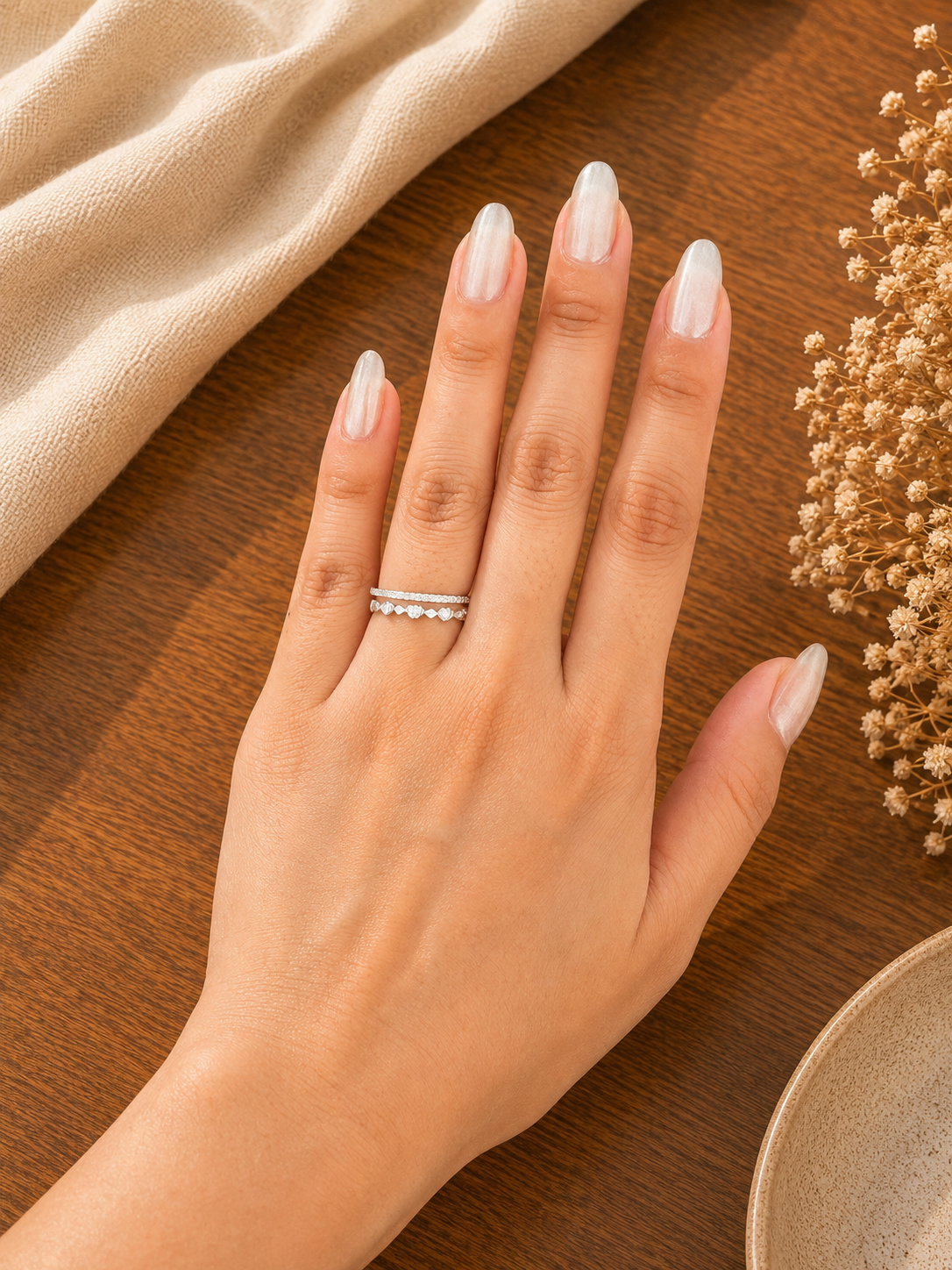 Haze Shell Ring