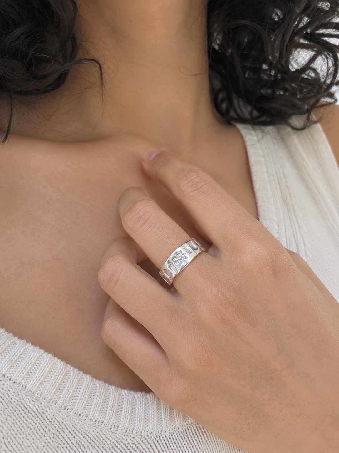 Lucia Silver Ring
