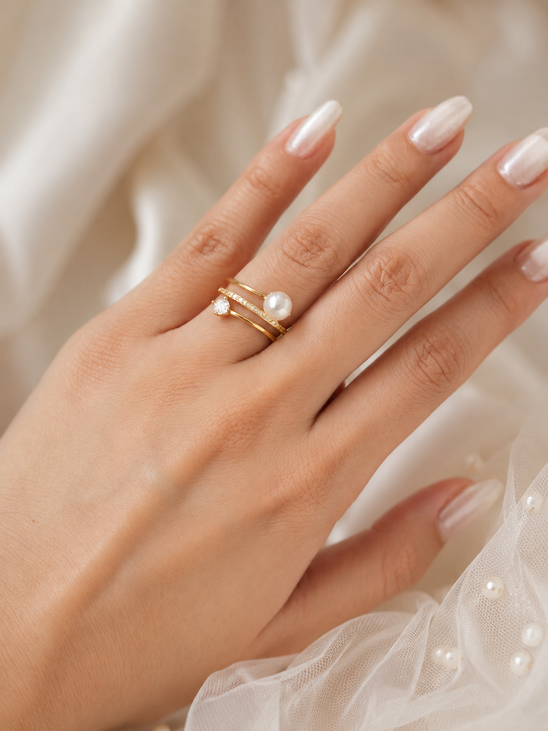 Elle Pearl Ring