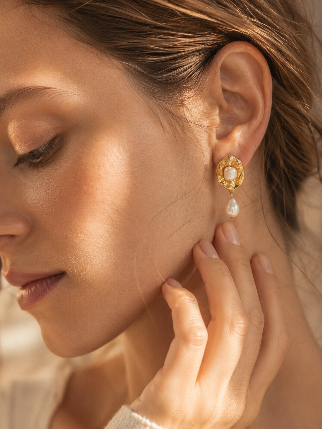 Ximena Pearl Earrings