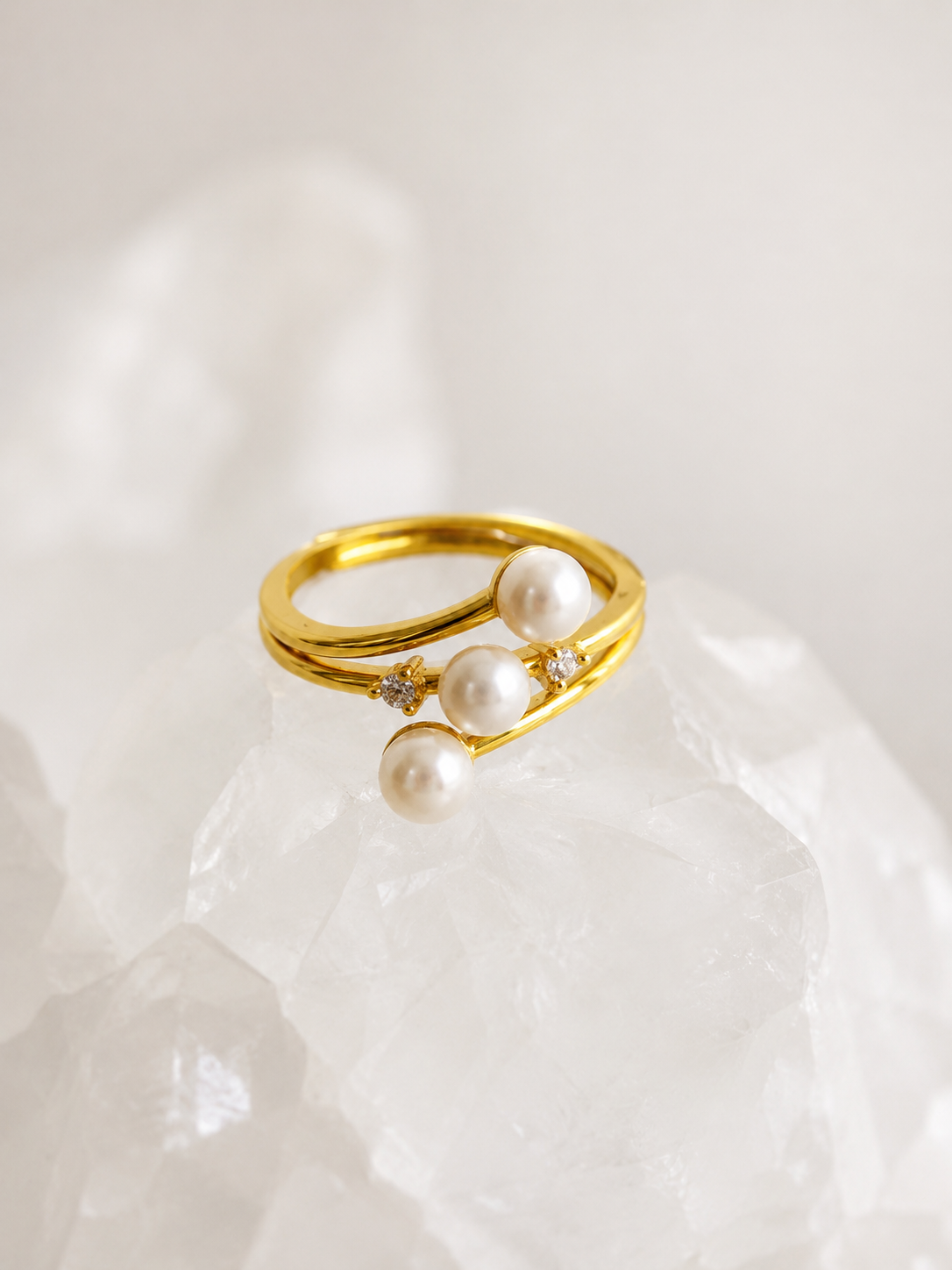 Stellar Pearl Ring