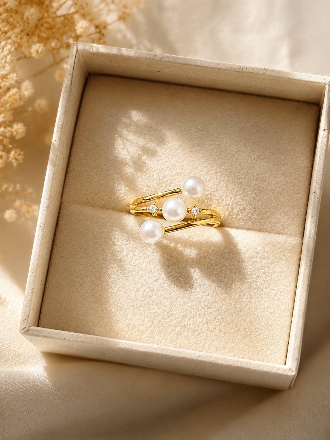 Stellar Pearl Ring