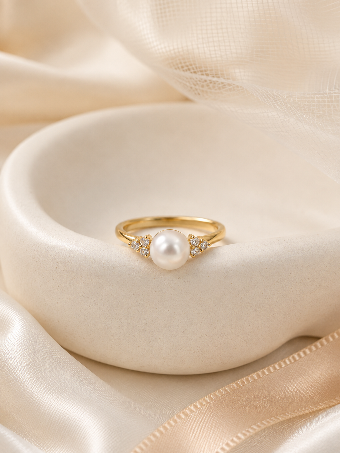 Daria Pearl Ring