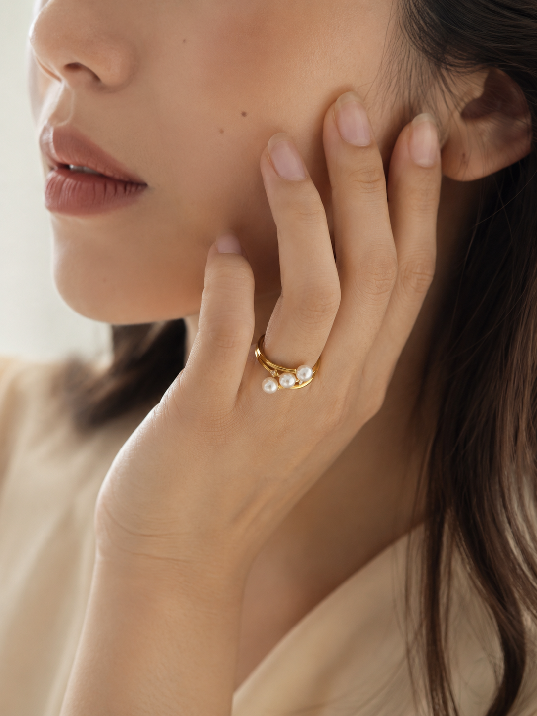 Stellar Pearl Ring