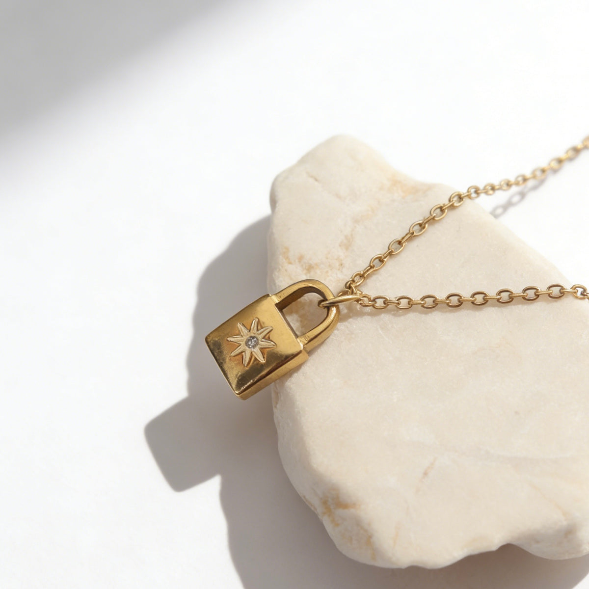 Rhea Lock Necklace