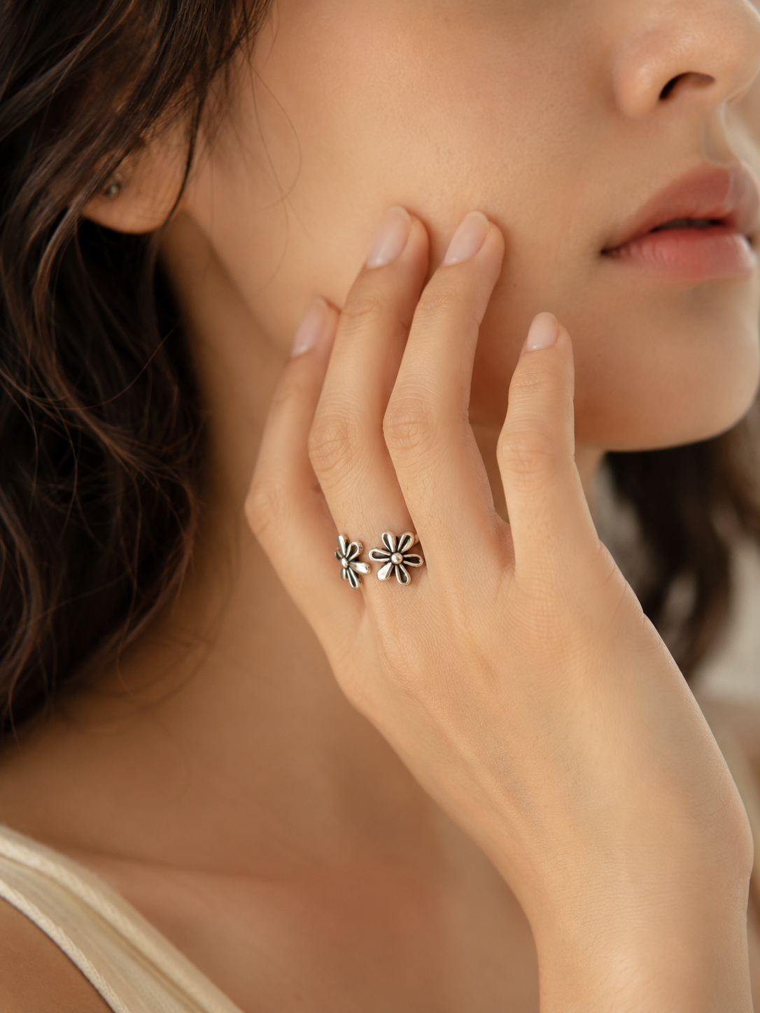 Fleur Silver Ring