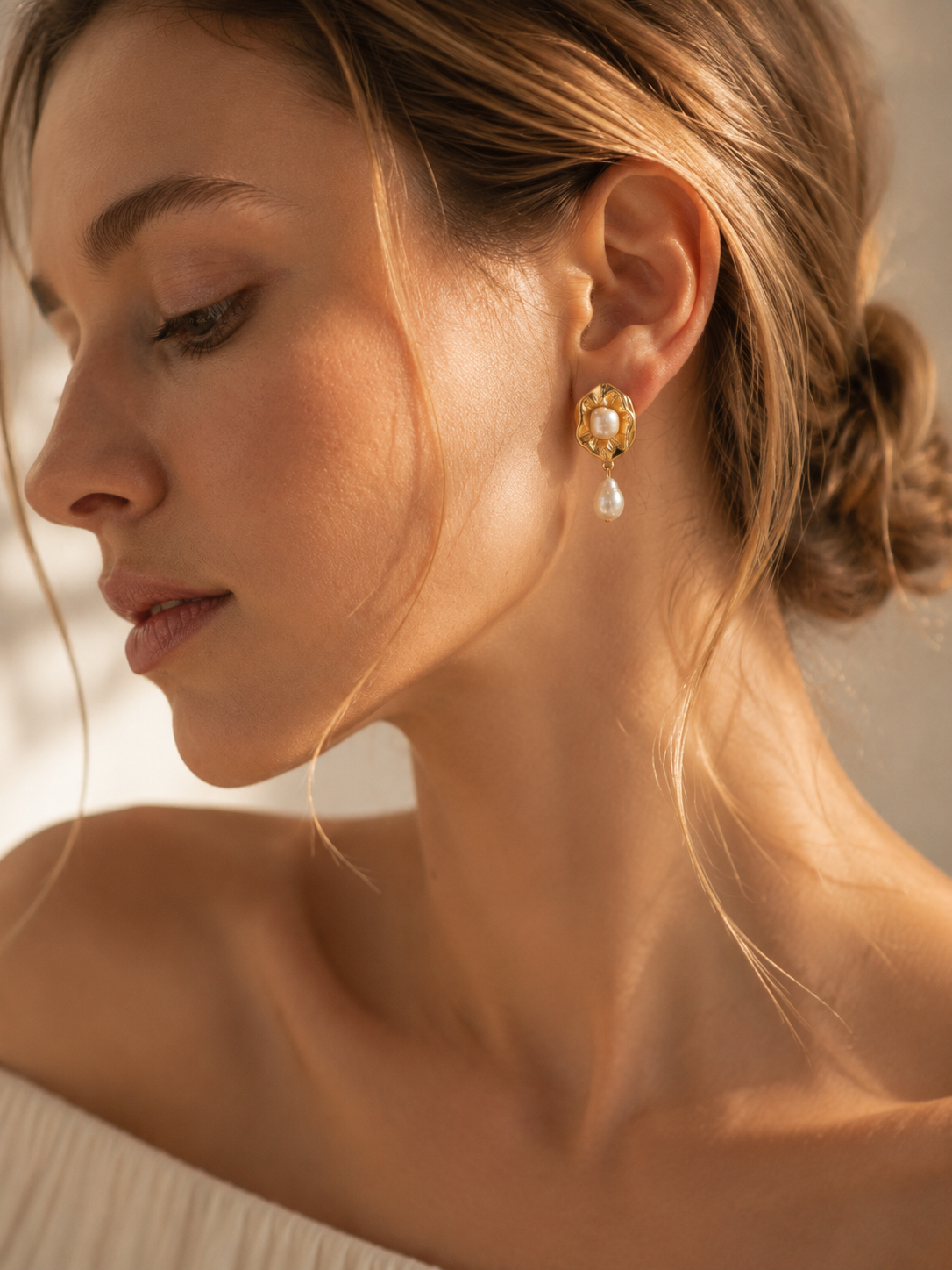 Ximena Pearl Earrings