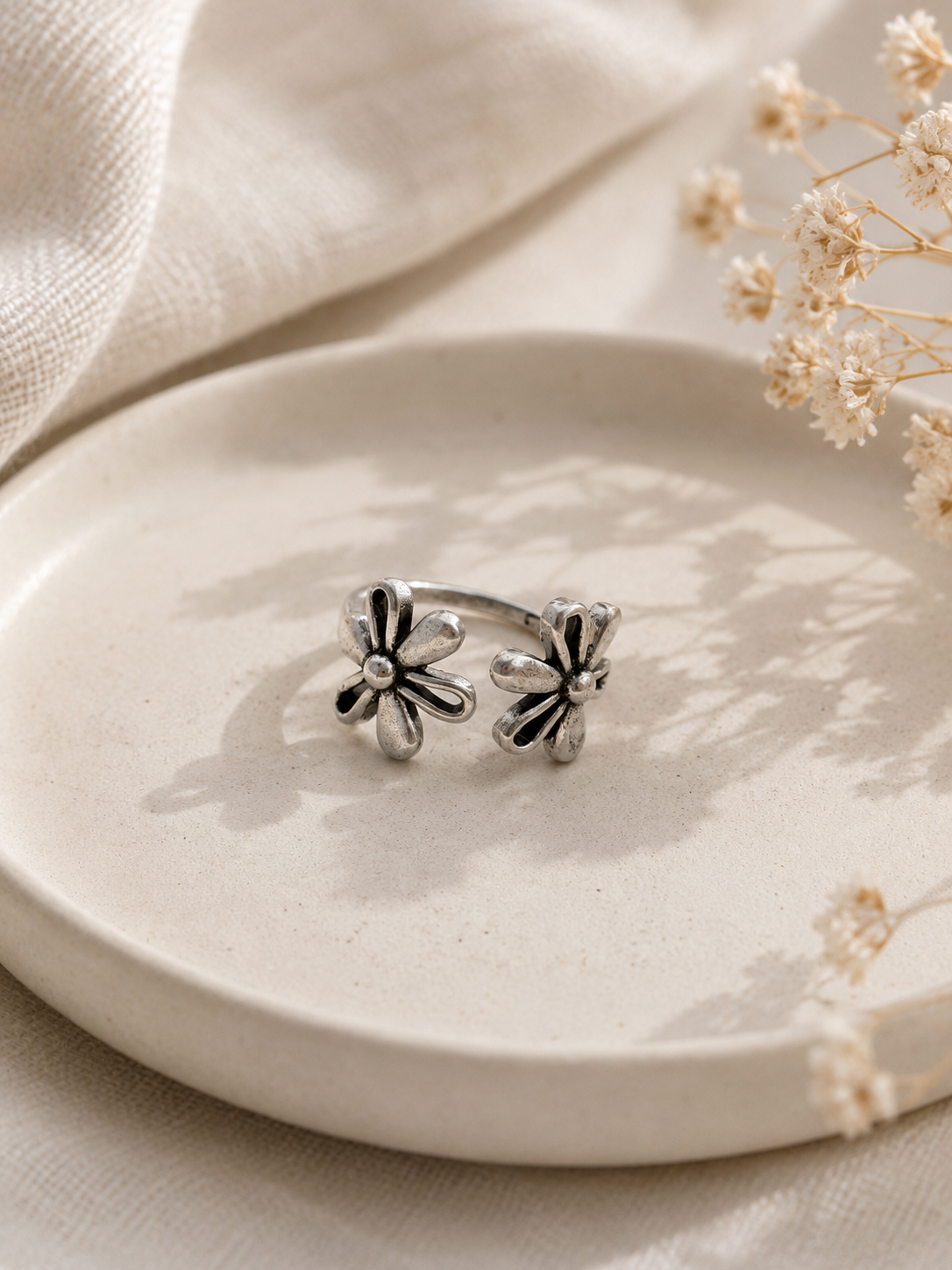 Fleur Silver Ring