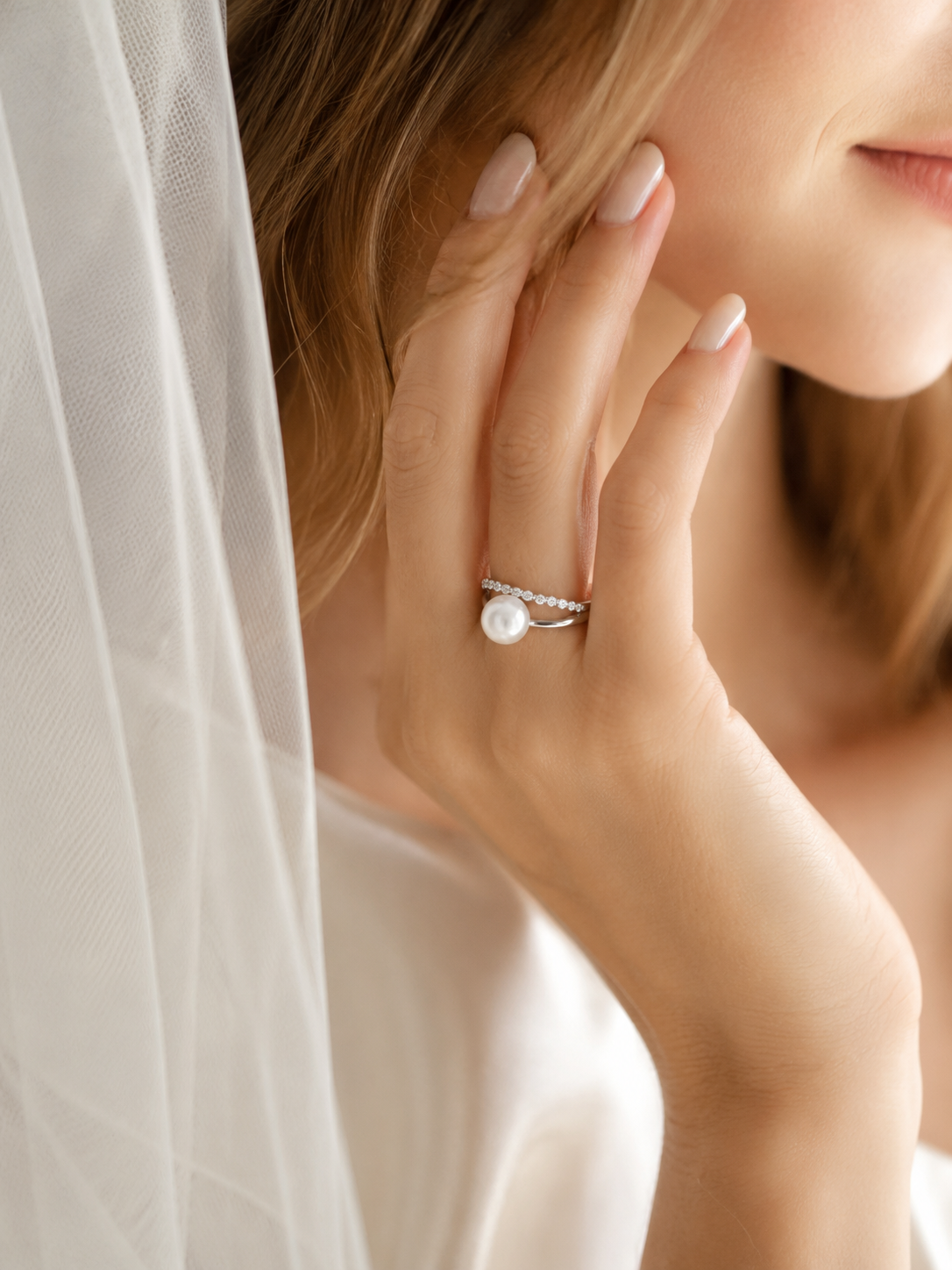 Amis Pearl Ring (silver)